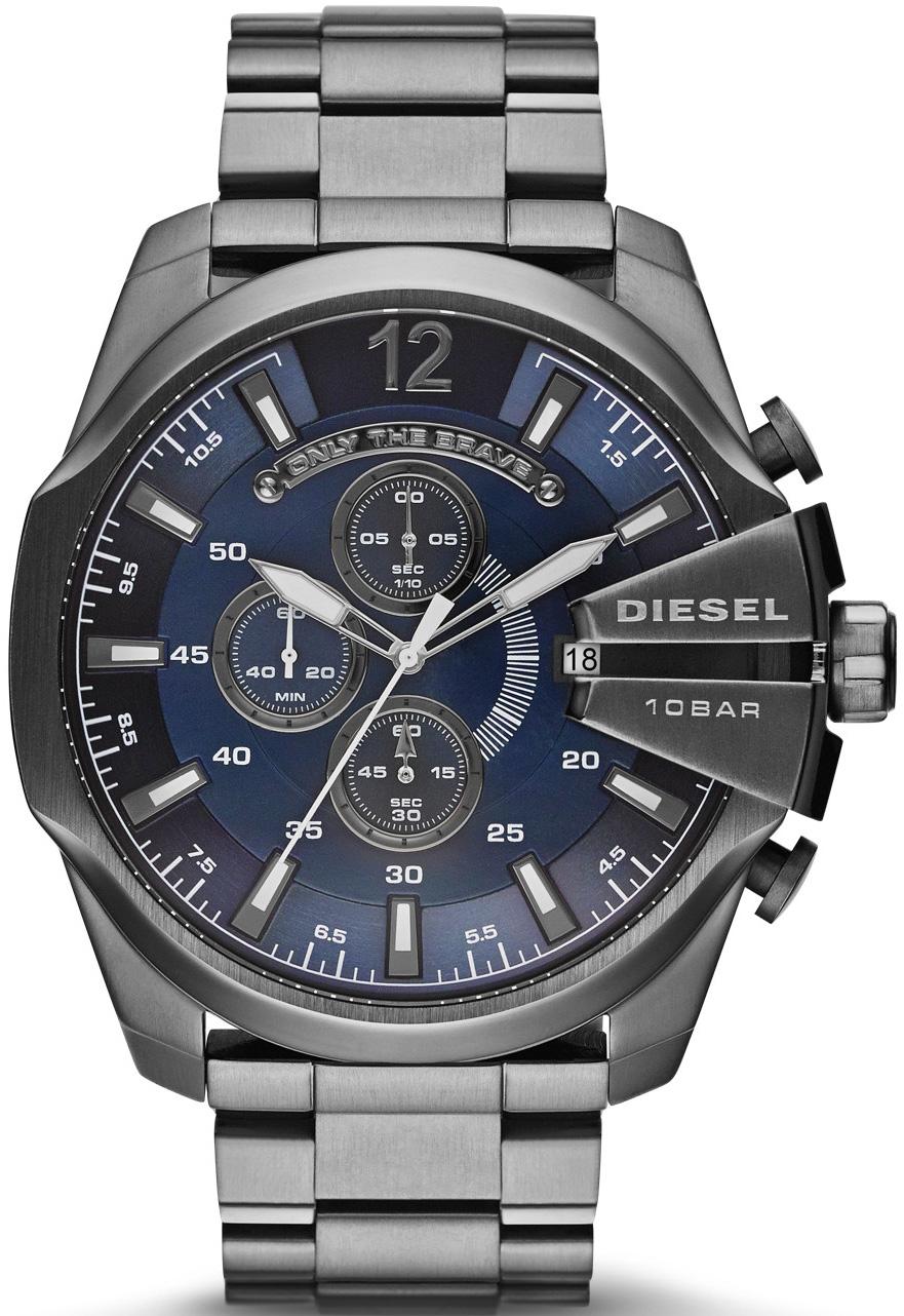 Diesel DZ4329 Takvimli 42 mm Füme Çelik Kordon Analog Erkek Kol Saati
