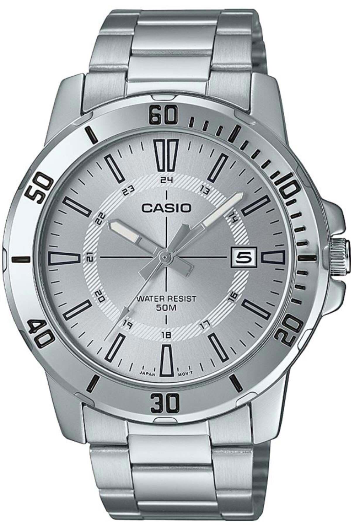 Casio MTP-VD01D-7CVUDF Takvimli Çelik Kordon Analog Erkek Kol Saati