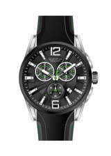 Quantum PWG1076.351 Takvimli 44 mm Siyah Silikon Kordon Analog Erkek Kol Saati