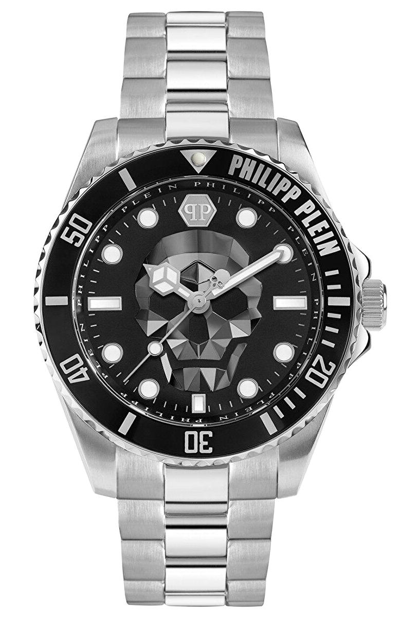 Philipp Plein PWOAA0522 44 mm Çelik Kordon Analog Erkek Kol Saati