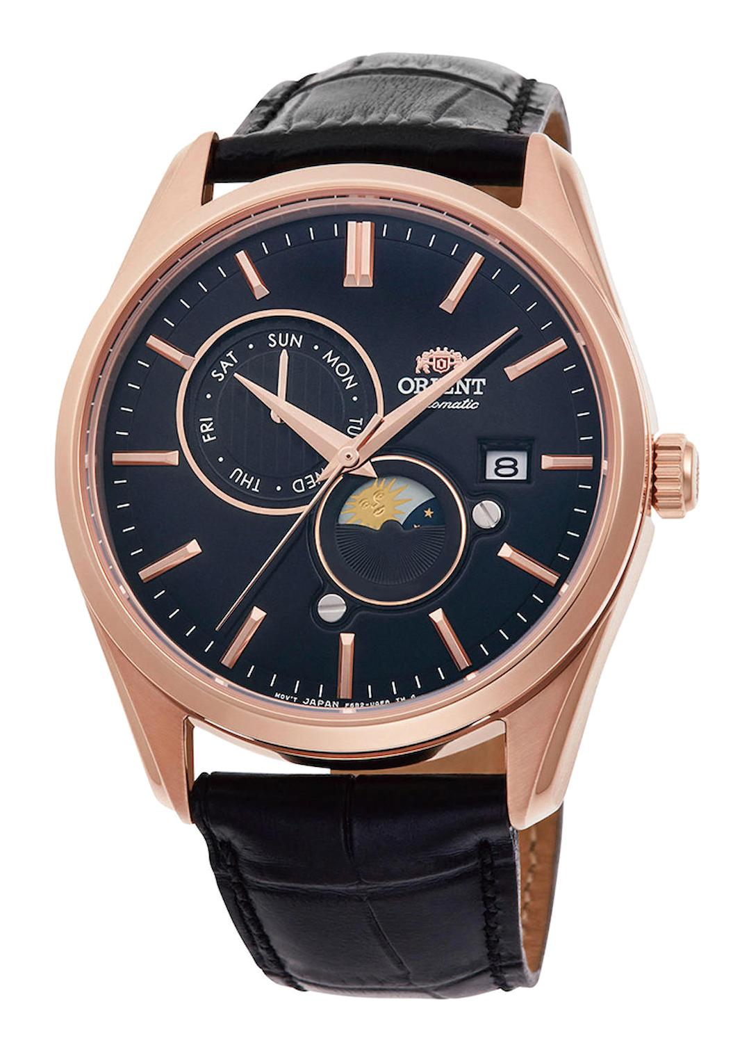 Orient RA-AK0309B10B Takvimli 41 mm Siyah Deri Kordon Analog Erkek Kol Saati