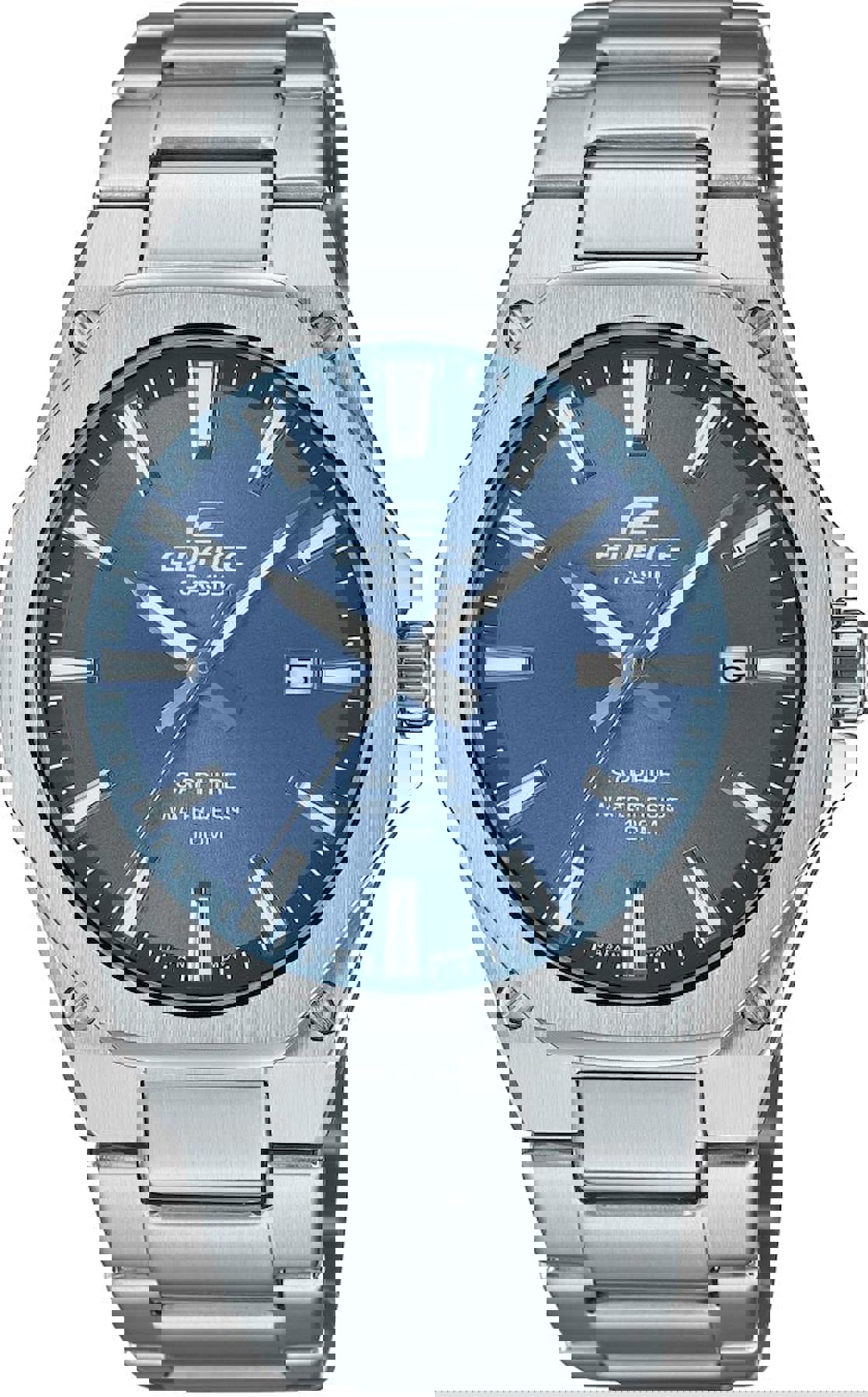 Casio EFR-S108D-2AVUDF Takvimli 39.9 mm Çelik Kordon Analog Erkek Kol Saati