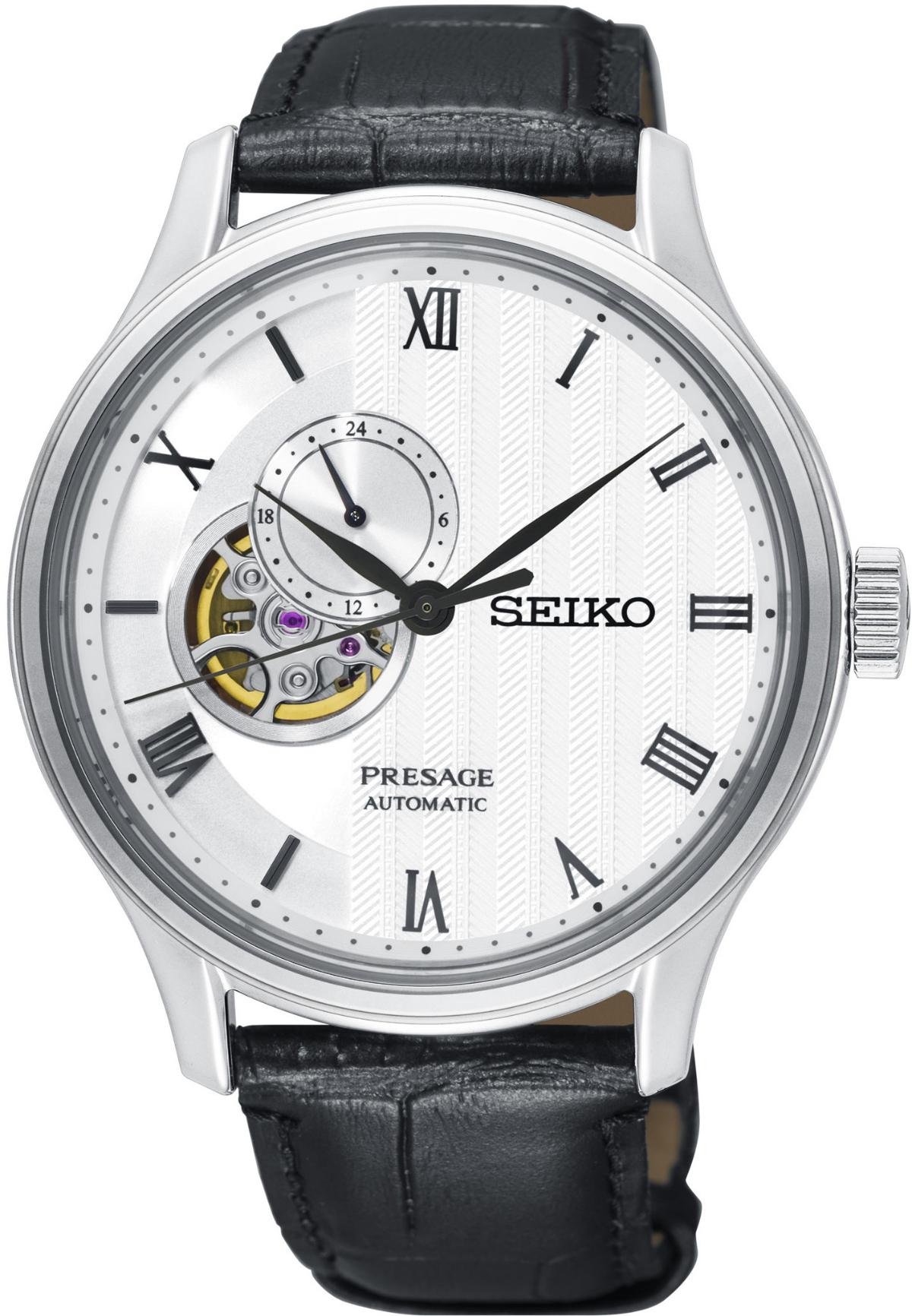 Seiko SSA379J Takvimli 42 mm Siyah Deri Kordon Analog Erkek Kol Saati