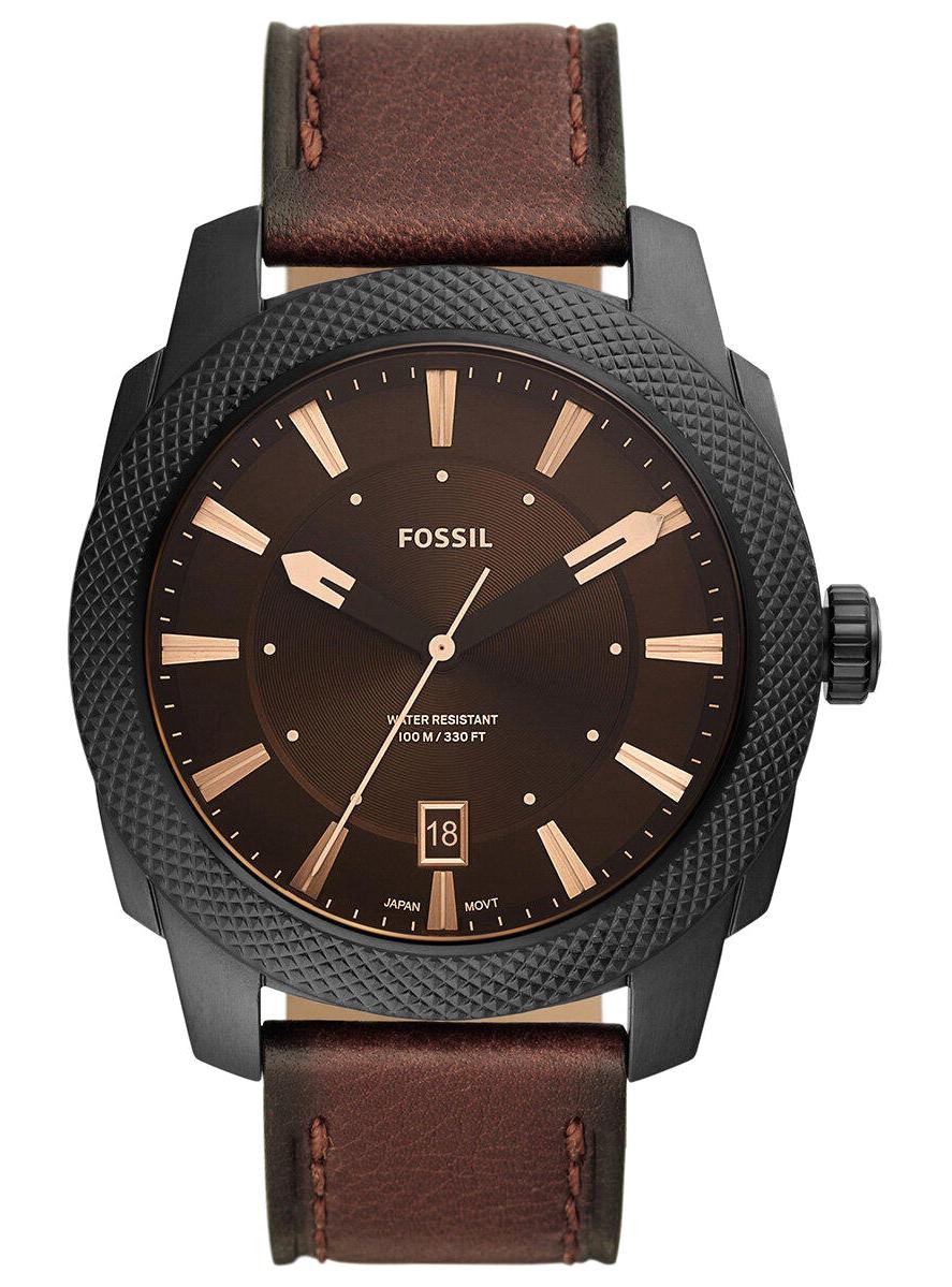 Fossil FS5972 Takvimli 46-50 mm Kahverengi Deri Kordon Analog Erkek Kol Saati