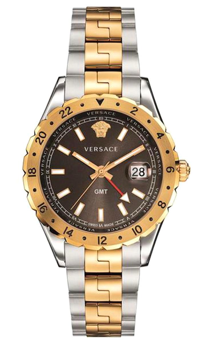 Versace VRSCV11040015 Takvimli 42 mm Altın-Çelik Kordon Analog Erkek Kol Saati