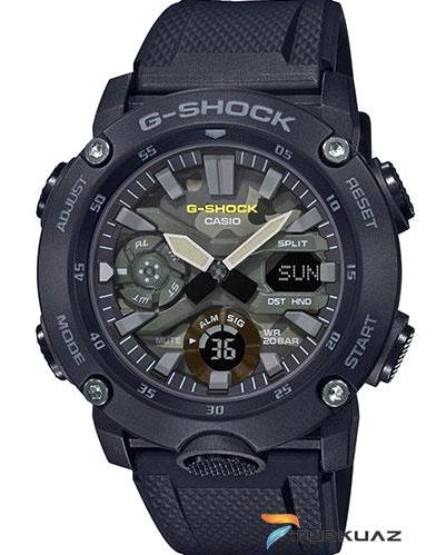 Casio GA-2000SU-1ADR Takvimli 48.7 mm Lacivert Silikon Kordon Analog Erkek Kol Saati