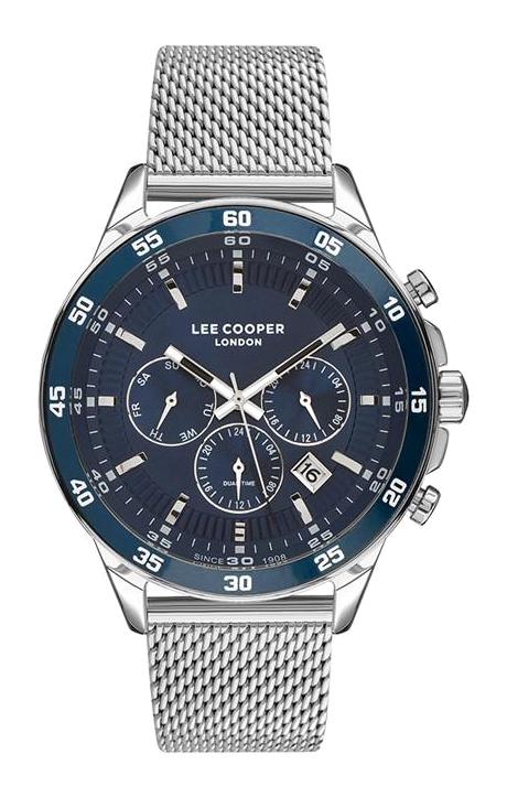 Lee Cooper LC07540.390 Takvimli 45 mm Çelik Kordon Analog Erkek Kol Saati