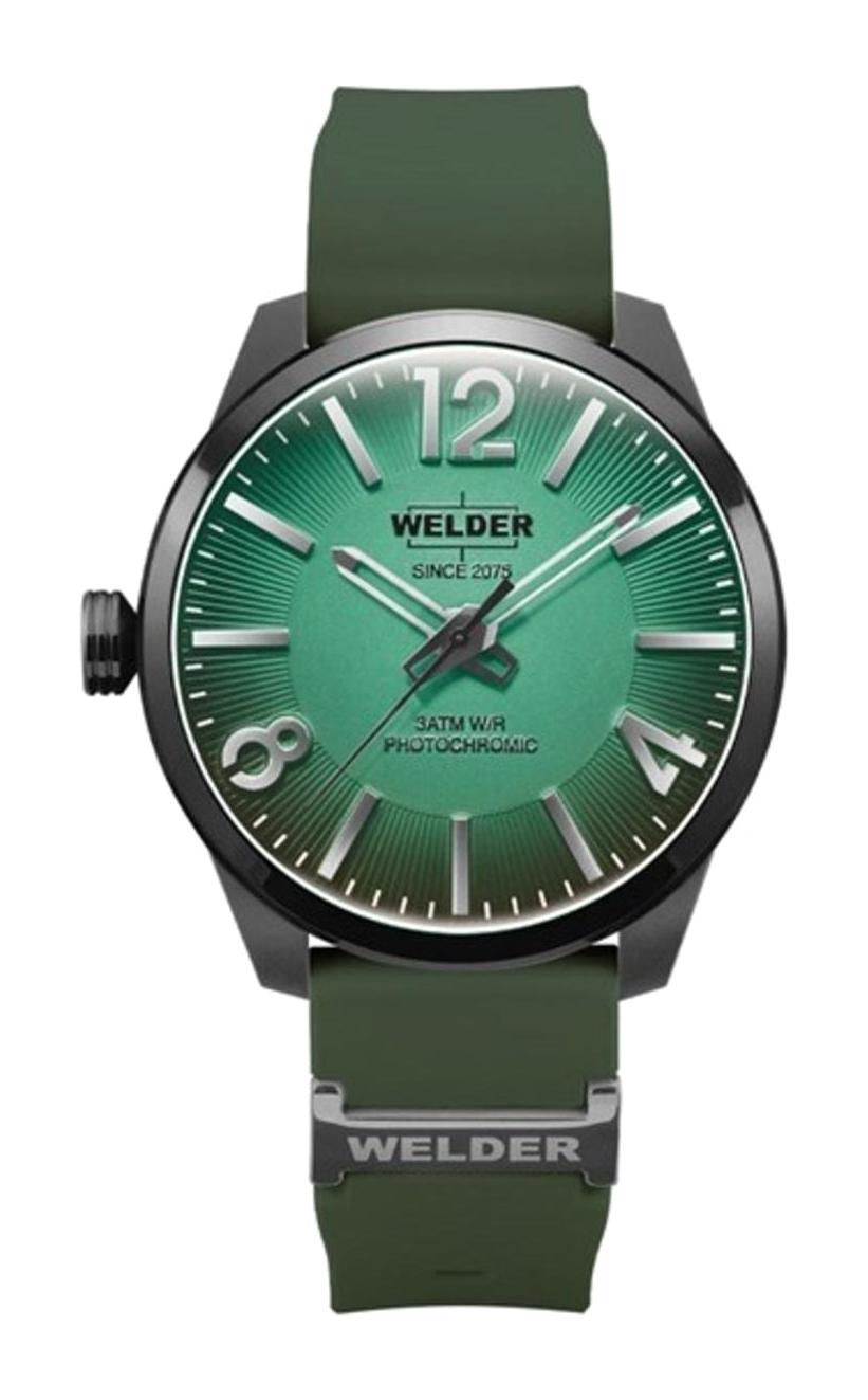 Welder Watch WWRL1001 Pusulalı Takvimli 46 mm Haki Çelik Kordon Analog Erkek Kol Saati