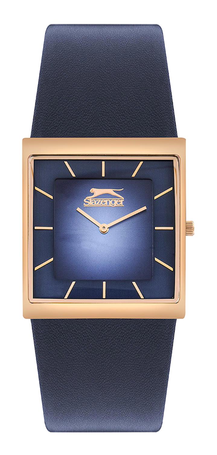 Slazenger SL.09.2210.1.03 45 mm Lacivert Plastik Kordon Analog Kol Saati