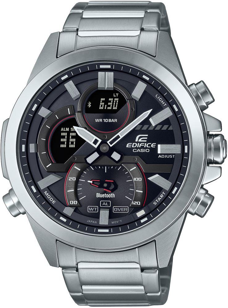 Casio ECB-30D-1ADF Takvimli 48.7 mm Çelik Kordon Analog Erkek Kol Saati