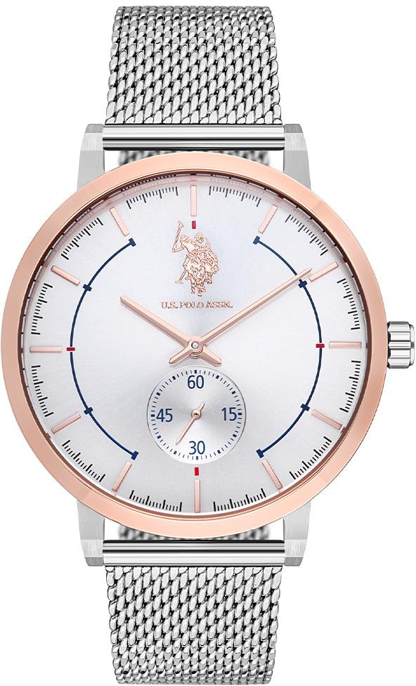 U.S. Polo Assn USPA1012-03 43 mm Çelik Kordon Analog Erkek Kol Saati