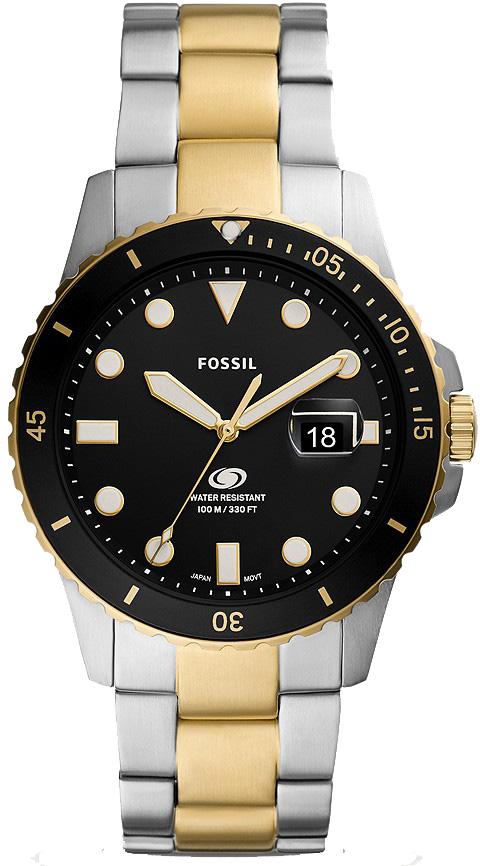 Fossil FS5951 Takvimli 42 mm Altın-Çelik Kordon Analog Erkek Kol Saati