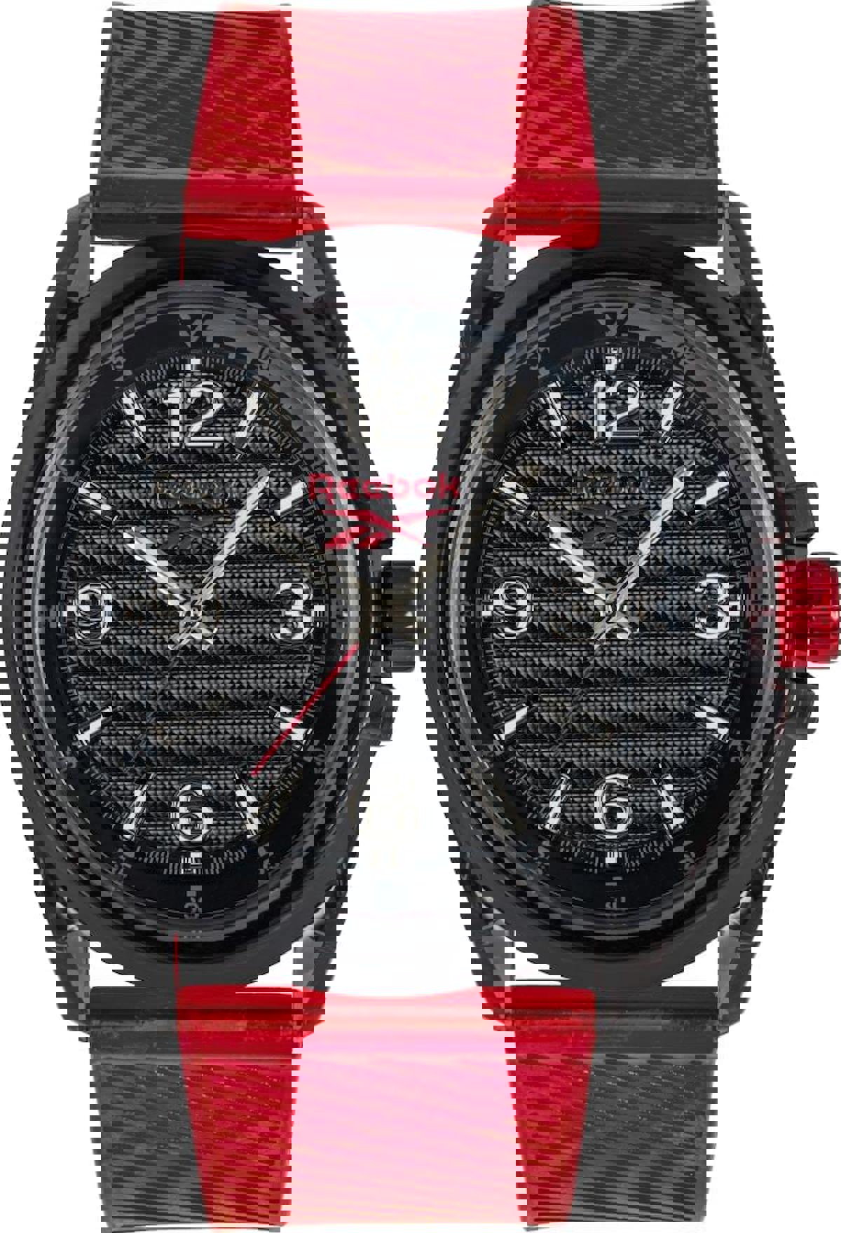 Reebok RV-INC-G2-PBIZ-BR 48 mm Kırmızı Silikon Kordon Analog Erkek Kol Saati