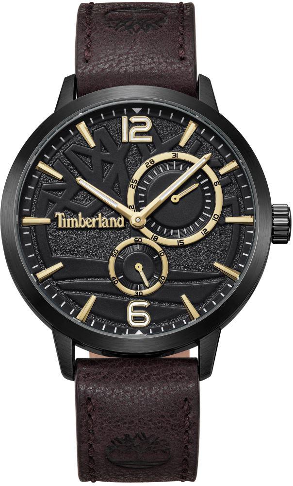Timberland TDWGF2182103 Takvimli 42 mm Kahverengi Deri Kordon Analog Kol Saati
