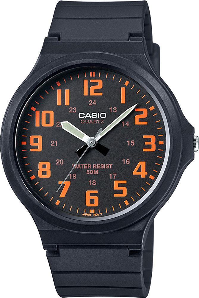 Casio MW-240-4BVDF Siyah Çelik Kordon Analog Kol Saati