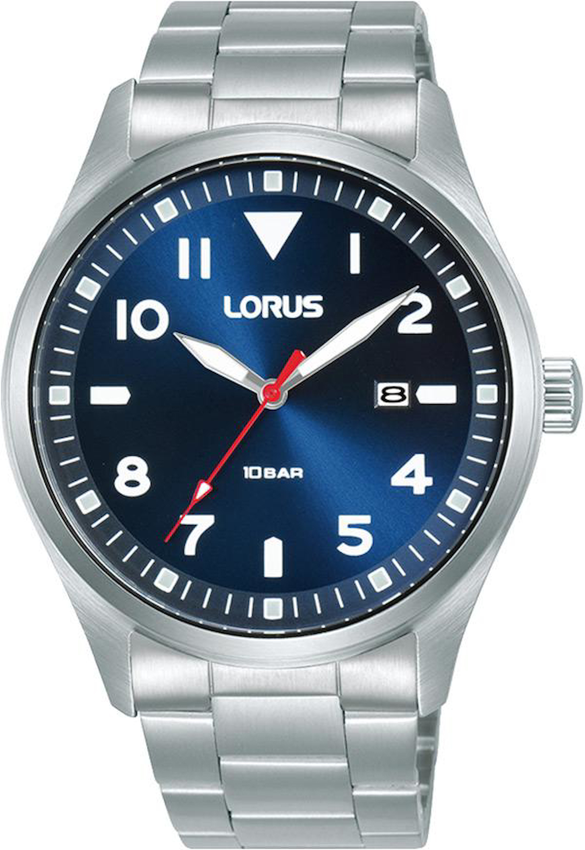 Lorus RH925QX9 Takvimli 42 mm Çelik Kordon Analog Erkek Kol Saati