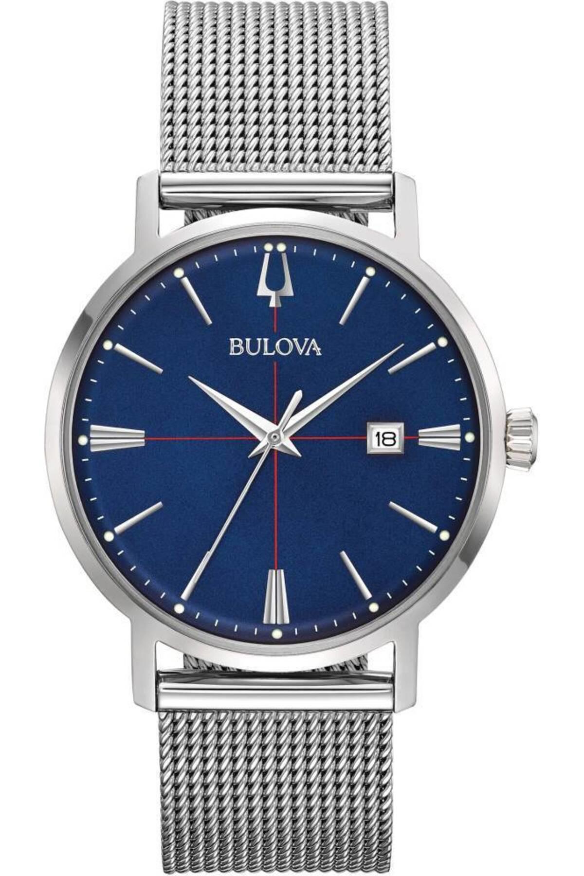 Bulova 96B289 Takvimli 39 mm Metal Kordon Analog Erkek Kol Saati