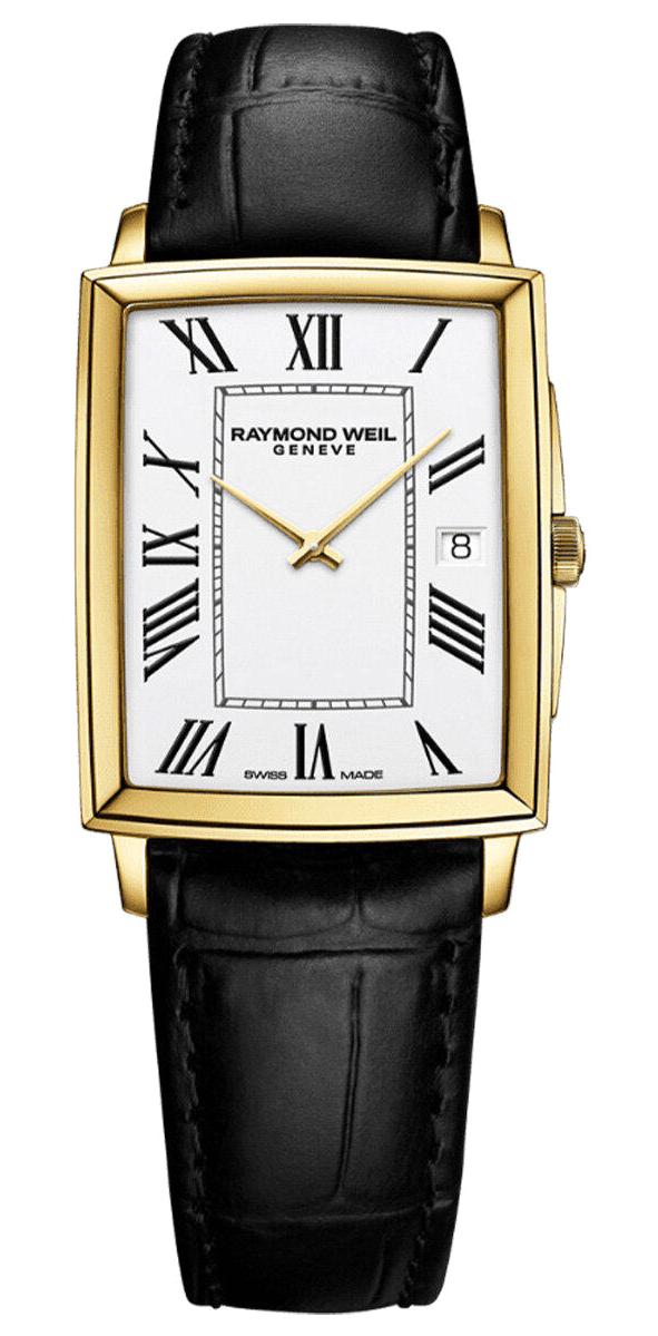 Raymond Weil RW5425PC00300 Takvimli 37 mm Siyah Deri Kordon Analog Erkek Kol Saati