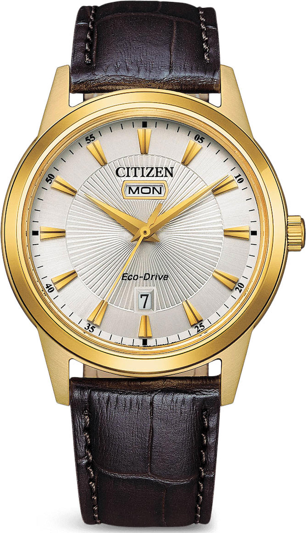 Citizen AW0102-13AE Takvimli 40 mm Siyah Deri Kordon Analog Erkek Kol Saati