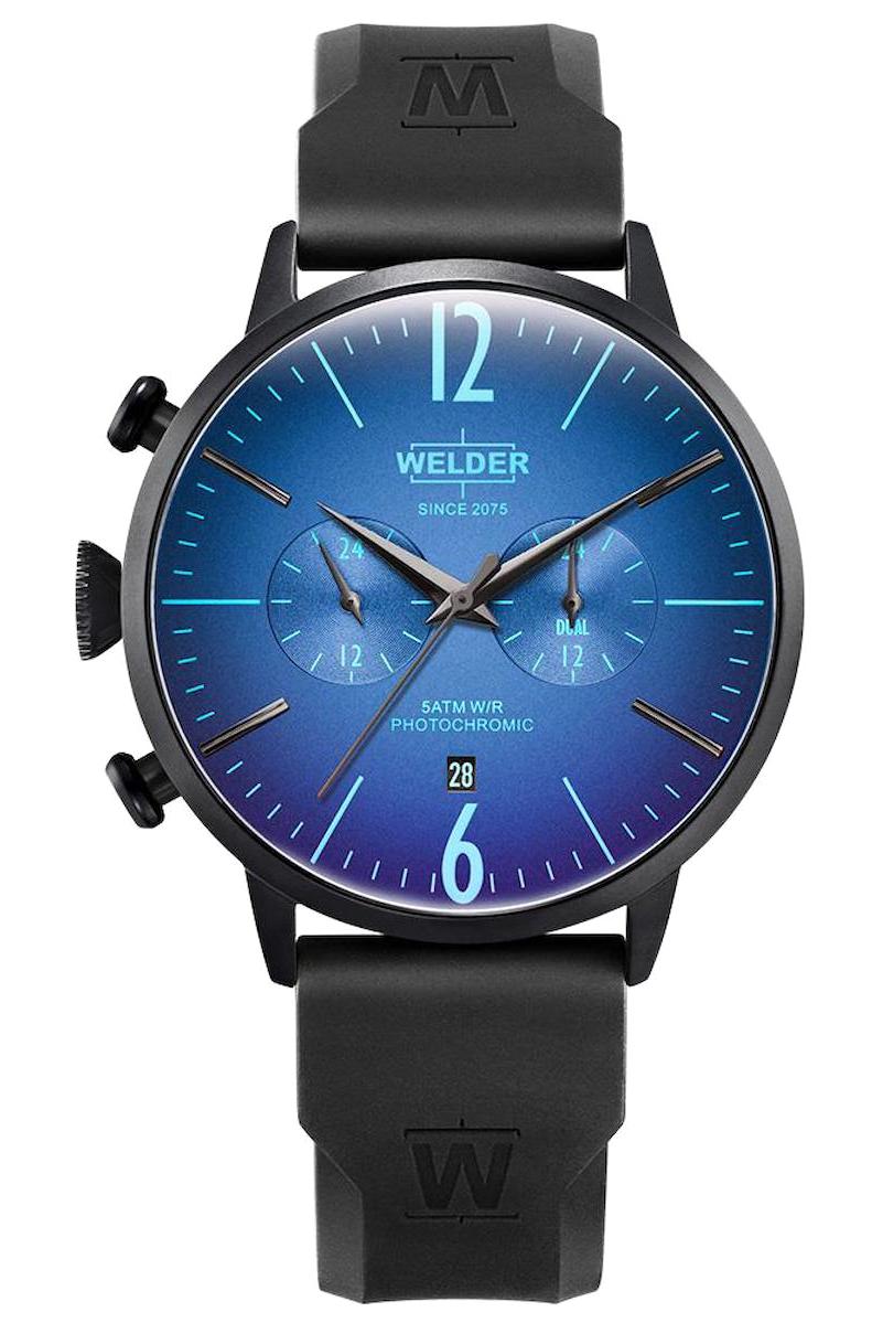 Welder Watch WWRC511 Pusulalı Takvimli 45 mm Siyah Silikon Kordon Analog Erkek Kol Saati