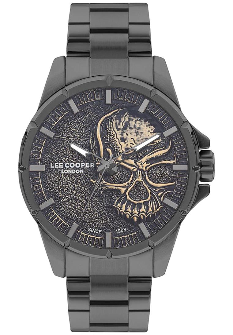 Lee Cooper LC07573.060 Takvimli 44 mm Çelik Kordon Analog Erkek Kol Saati