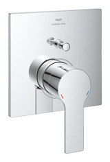 Grohe Allure 19315001 Krom Aç Kapa Ankastre Kare Banyo Bataryası Gri
