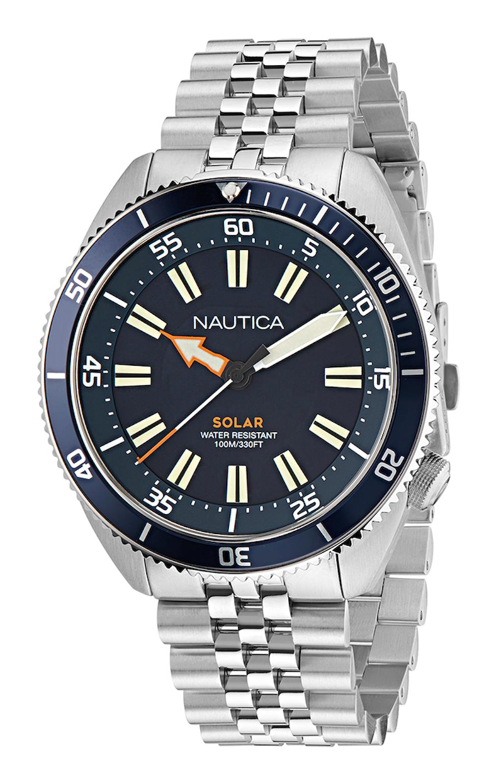Nautica NAPNVS404 Takvimli 44 mm Çelik Kordon Analog Erkek Kol Saati