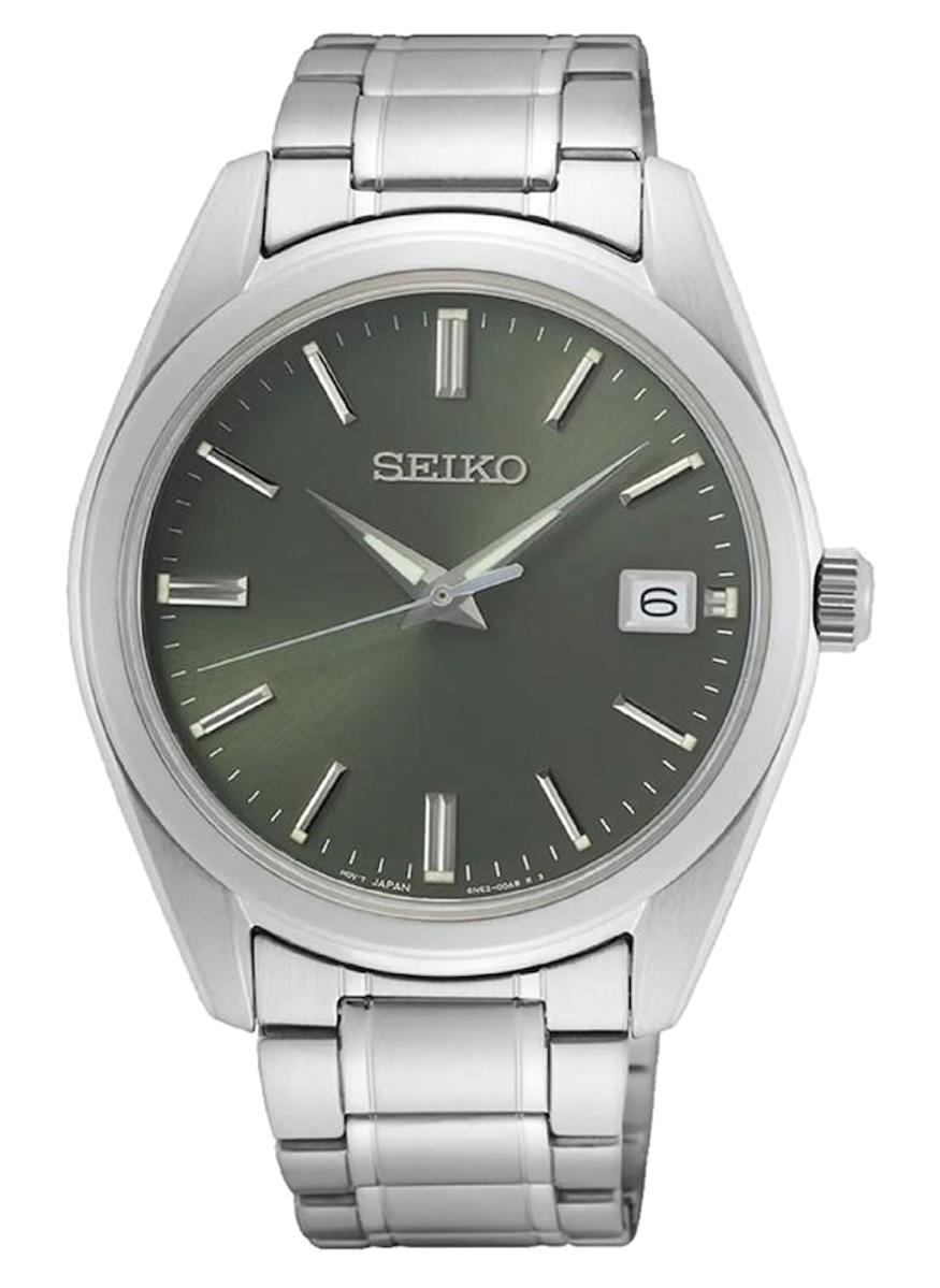 Seiko SUR527P Takvimli 40 mm Çelik Kordon Analog Erkek Kol Saati
