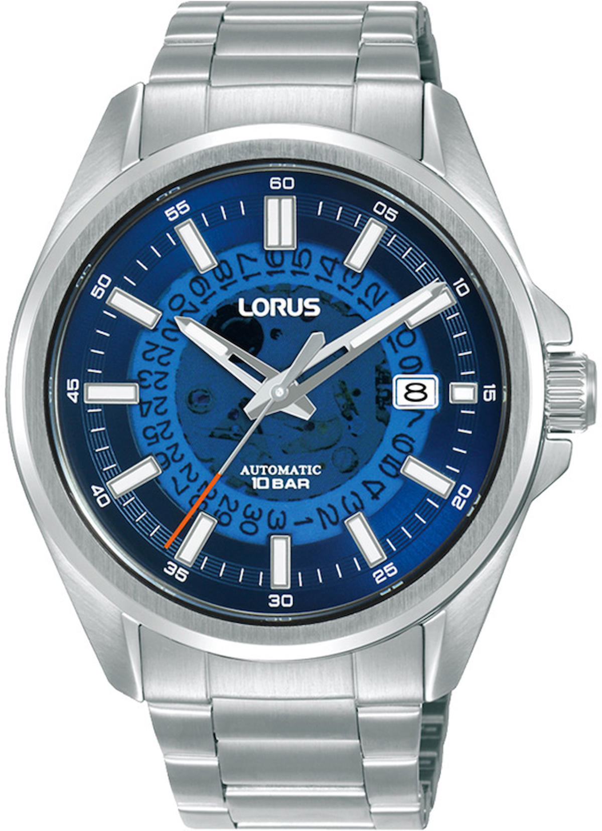 Lorus RU403AX9 Takvimli 43 mm Çelik Kordon Analog Erkek Kol Saati
