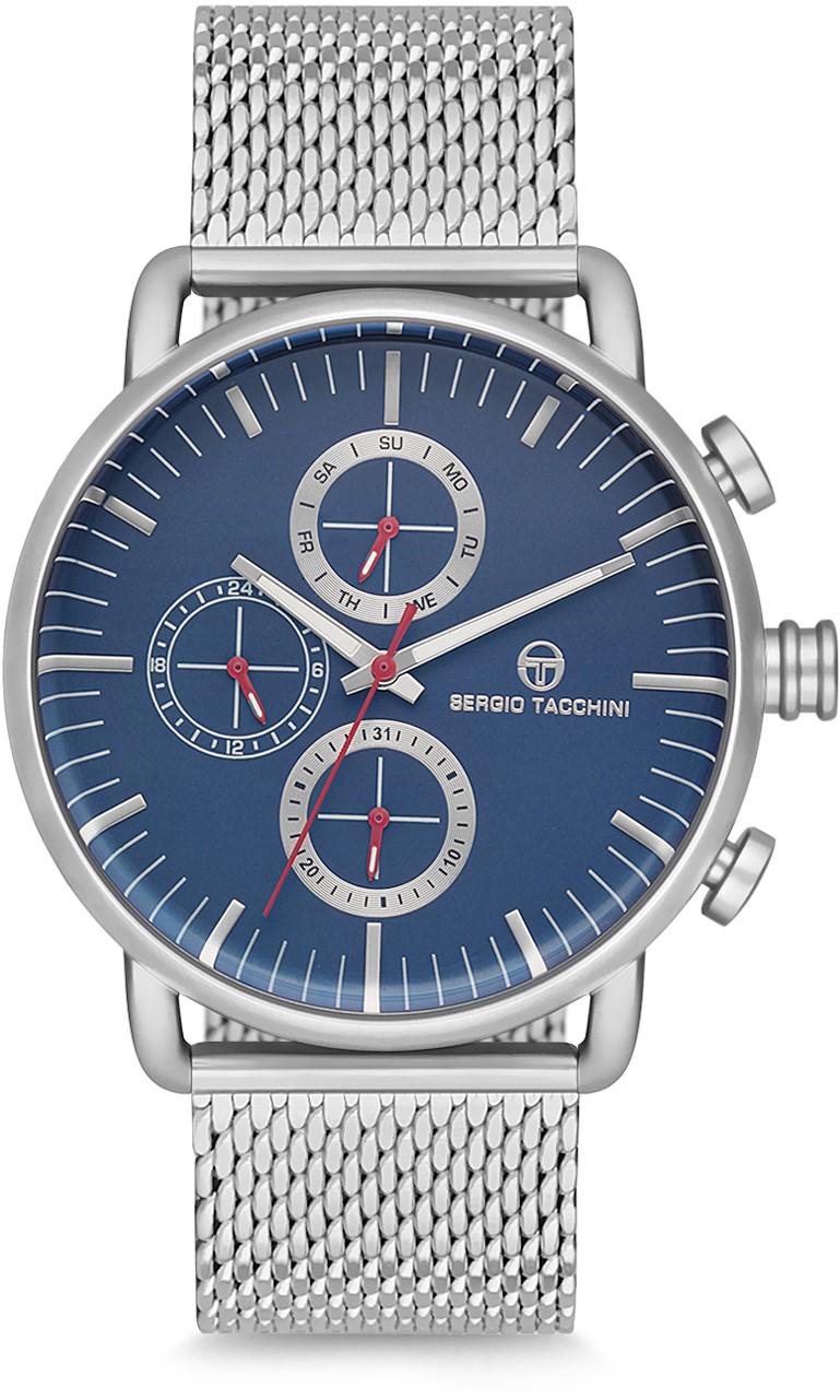 Sergio Tacchini ST.5.141.04 Takvimli Çelik Kordon Analog Kol Saati