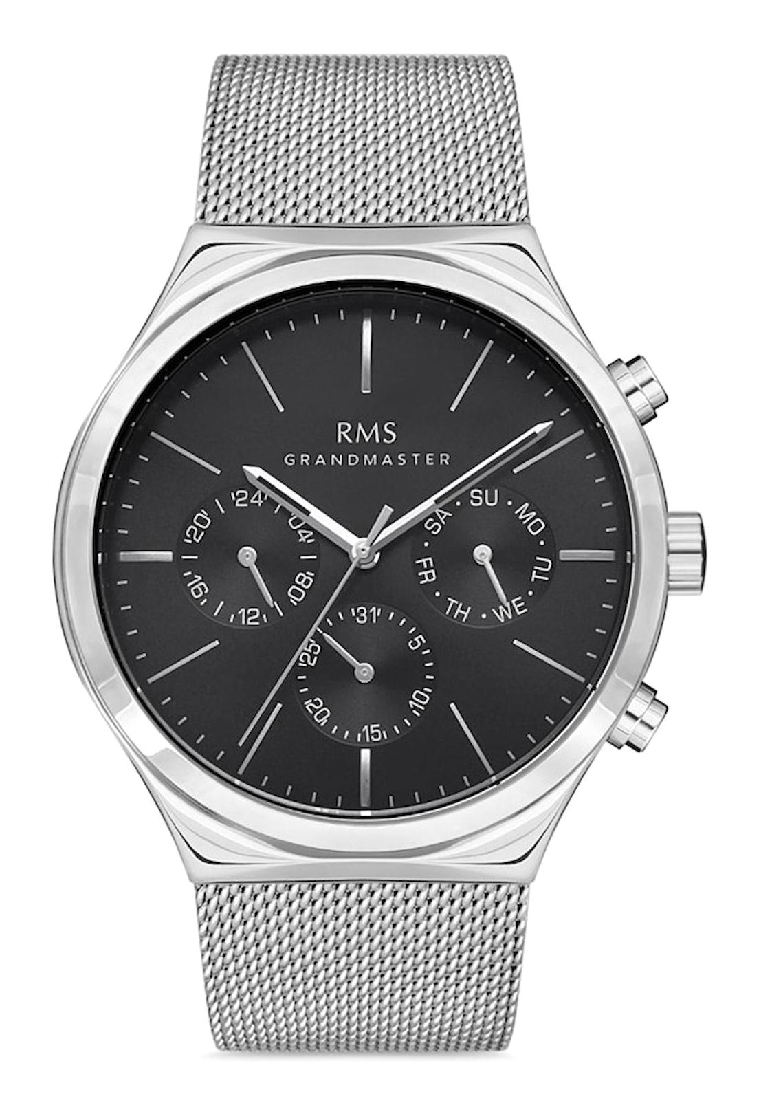 Grand Romanson GR.1.AG1337.02 Takvimli 43 mm Çelik Kordon Analog Erkek Kol Saati