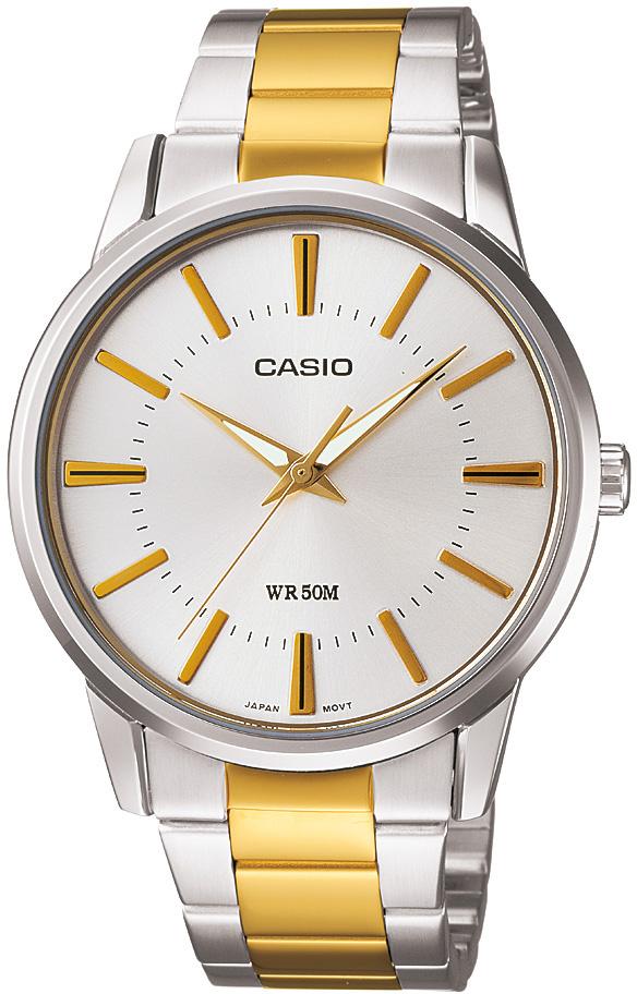 Casio MTP-1303SG-7AVDF 42 mm Altın-Çelik Kordon Analog Erkek Kol Saati