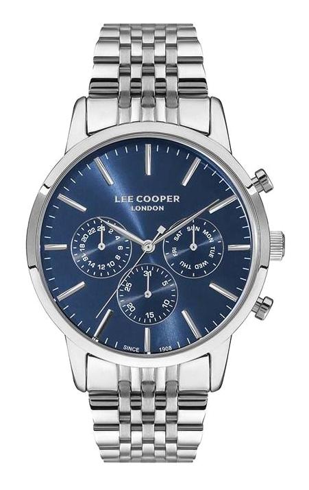 Lee Cooper LC07359.390-NM Takvimli 44 mm Çelik Kordon Analog Kol Saati
