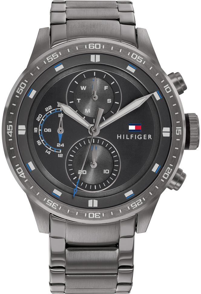 Tommy Hilfiger TH1791806 Takvimli 46 mm Antrasit Çelik Kordon Analog Erkek Kol Saati