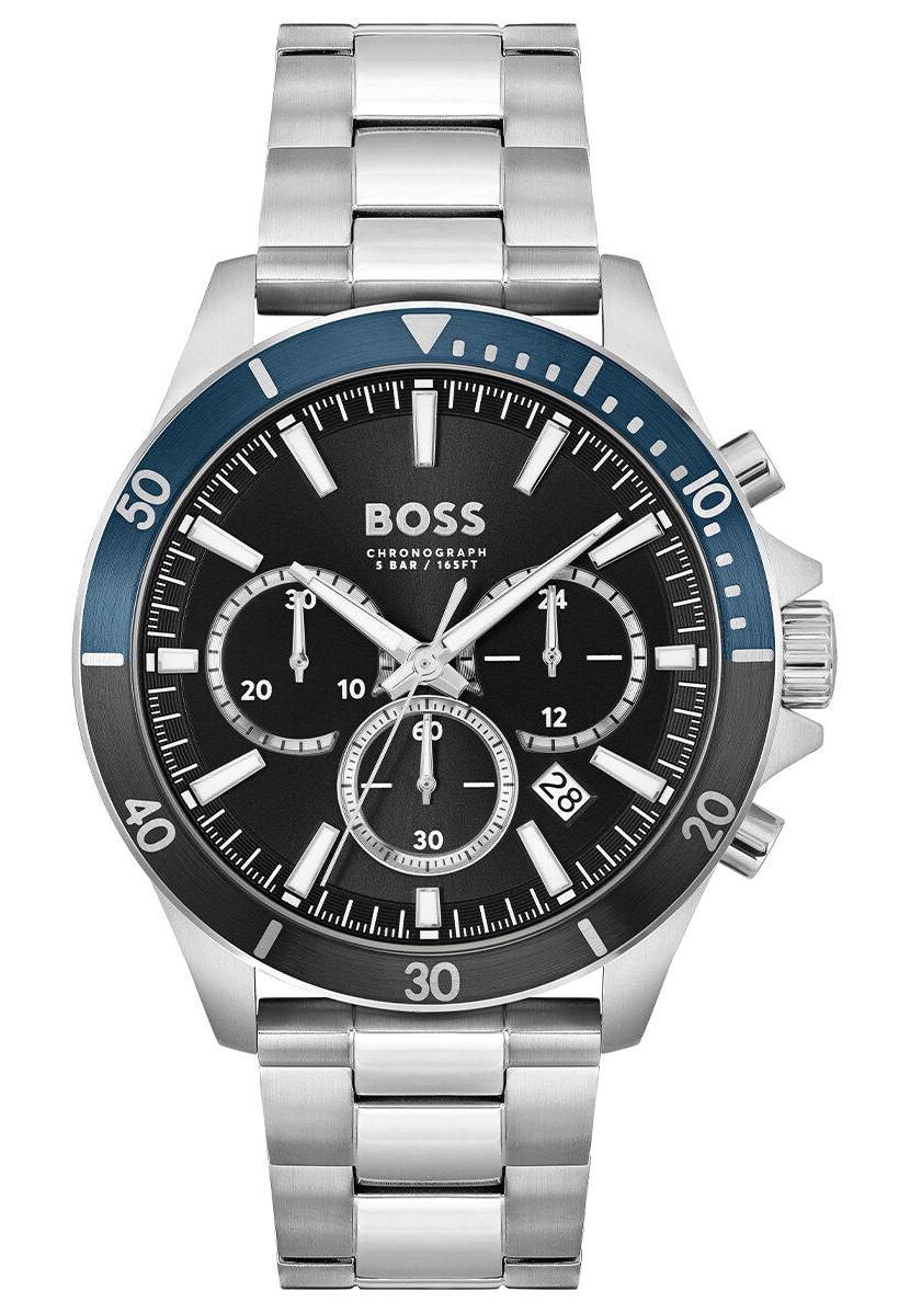 Boss Watches HB1514101 Takvimli 45 mm Çelik Kordon Analog Erkek Kol Saati