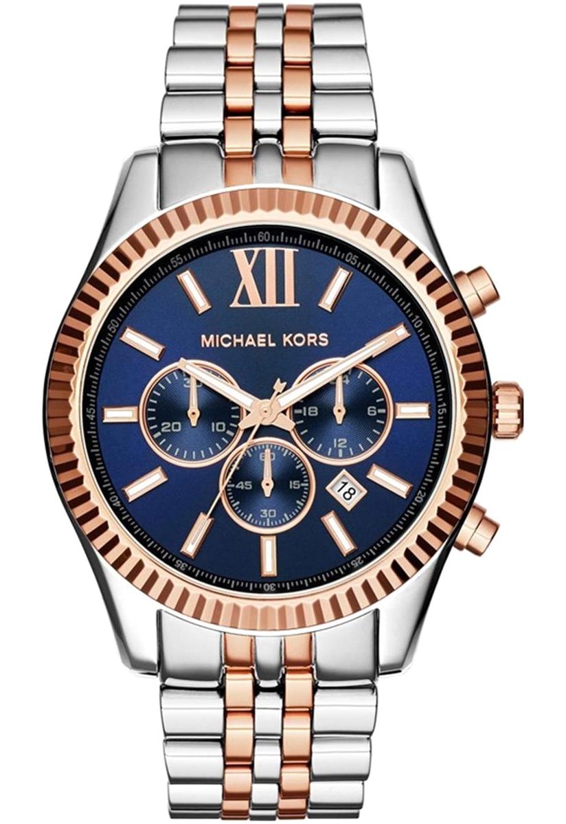 Michael Kors MK8412 Takvimli 44 mm Altın-Çelik Kordon Analog Erkek Kol Saati