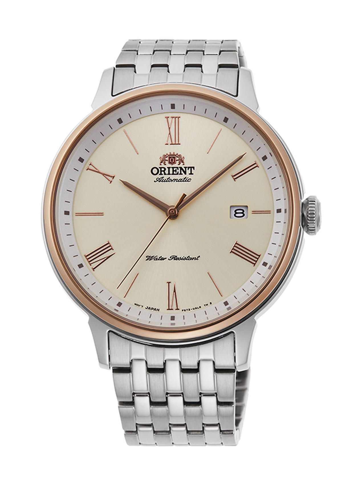 Orient RA-AC0J01S10B Takvimli 42 mm Çelik Kordon Analog Erkek Kol Saati
