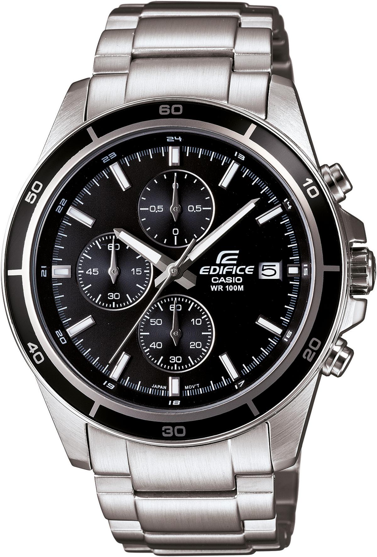 Casio EFR-526D-1AVUDF Takvimli 43.8 mm Çelik Kordon Analog Erkek Kol Saati