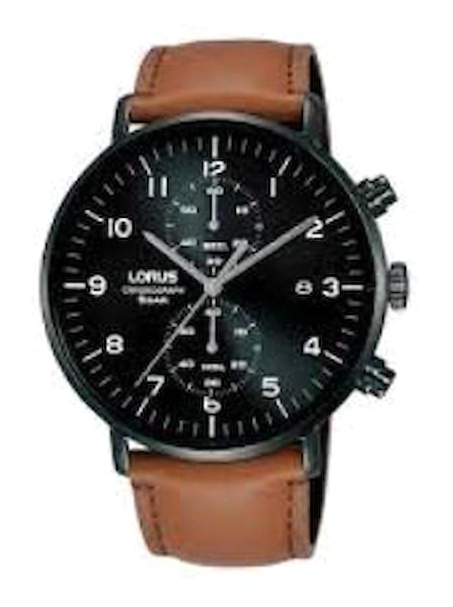 Lorus RW407AX9 Takvimli 43 mm Kahverengi Deri Kordon Analog Erkek Kol Saati