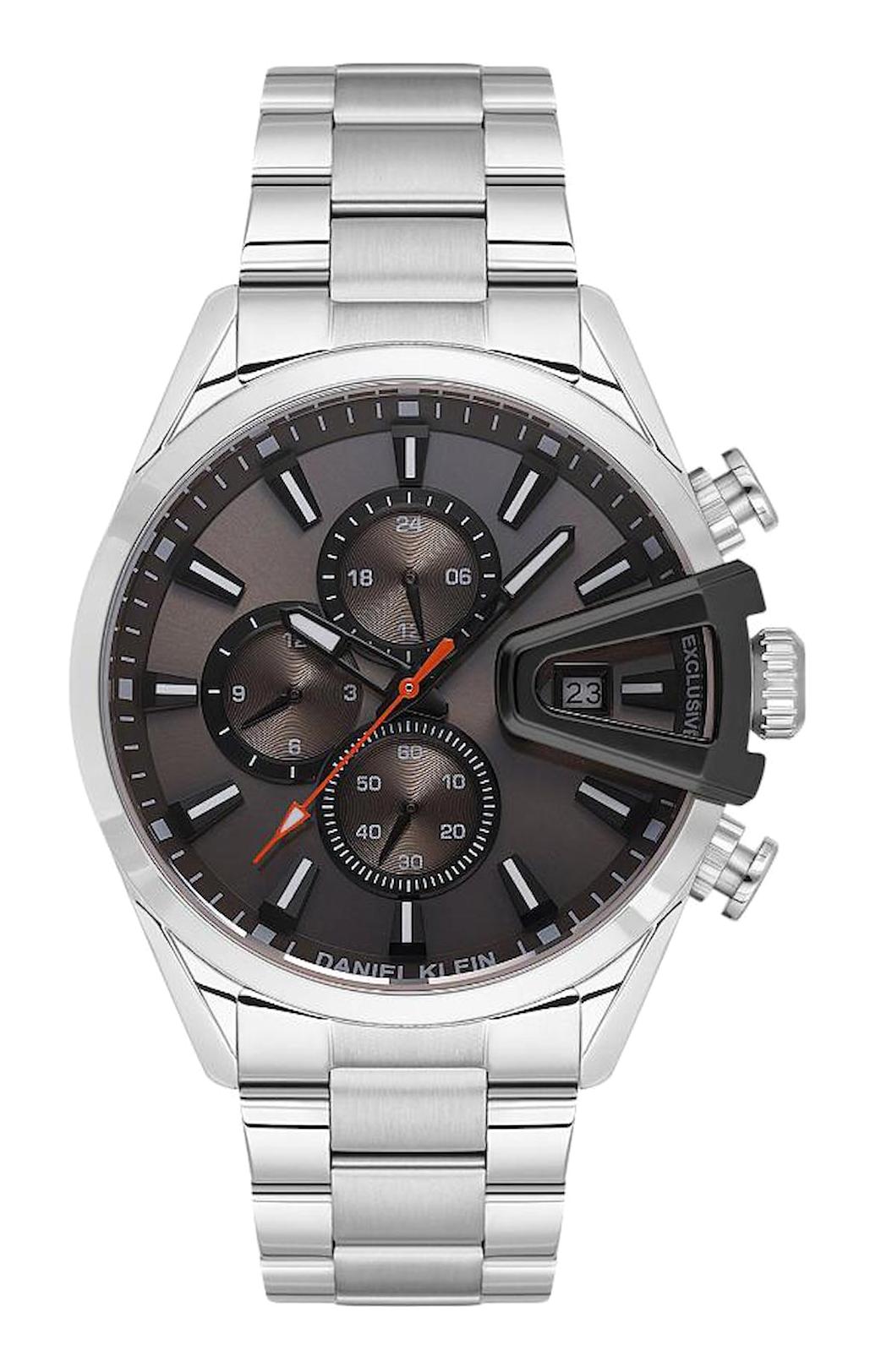 Daniel Klein DKE.1.10632-3 Takvimli Metal Kordon Analog Erkek Kol Saati