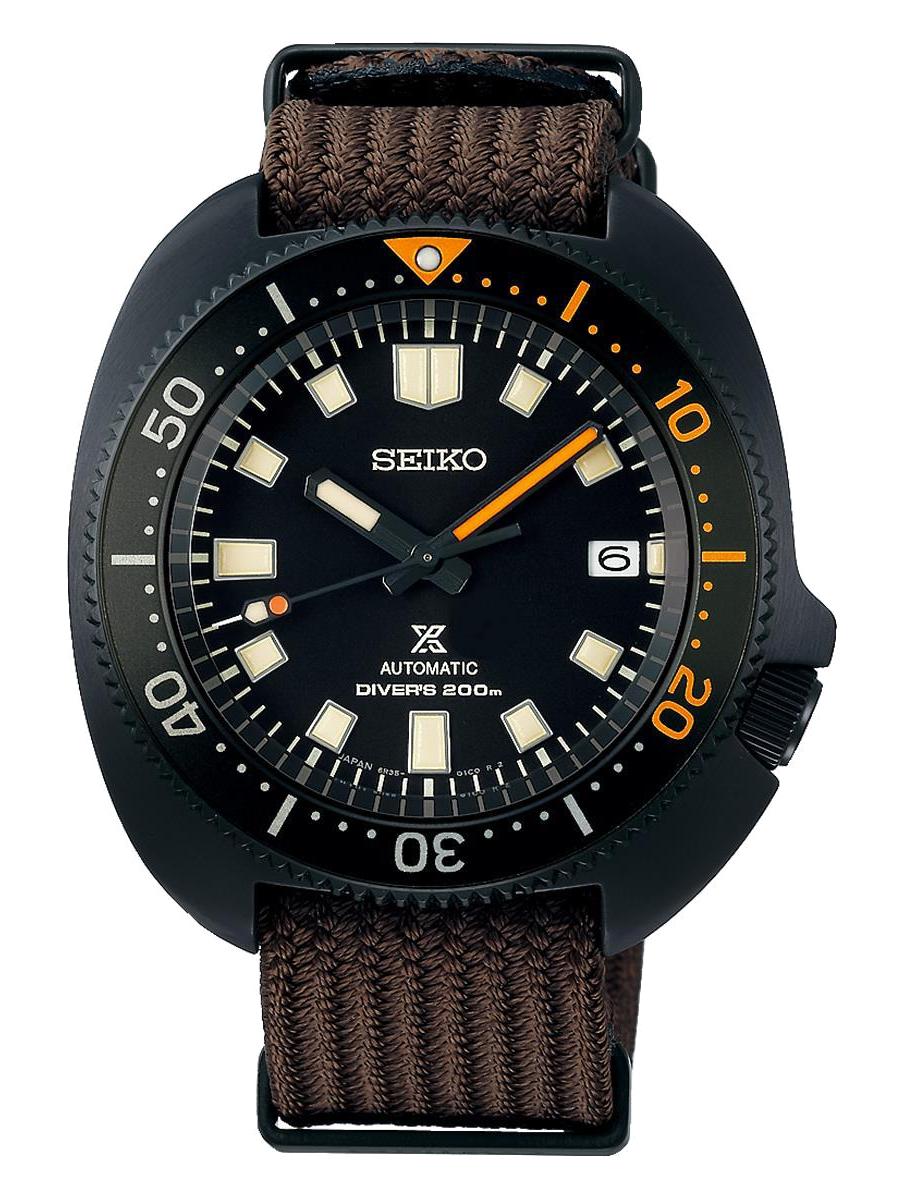 Seiko SPB257J Takvimli 43 mm Kahverengi Kanvas Kordon Analog Kol Saati