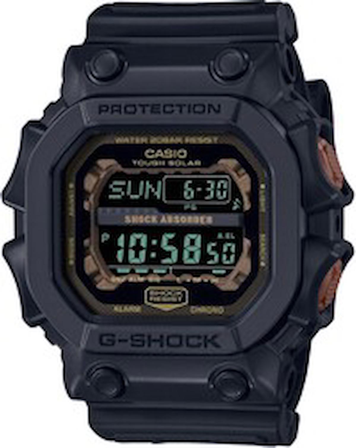 Casio GX-56RC-1DR Takvimli Lacivert Çelik Kordon Analog Erkek Kol Saati