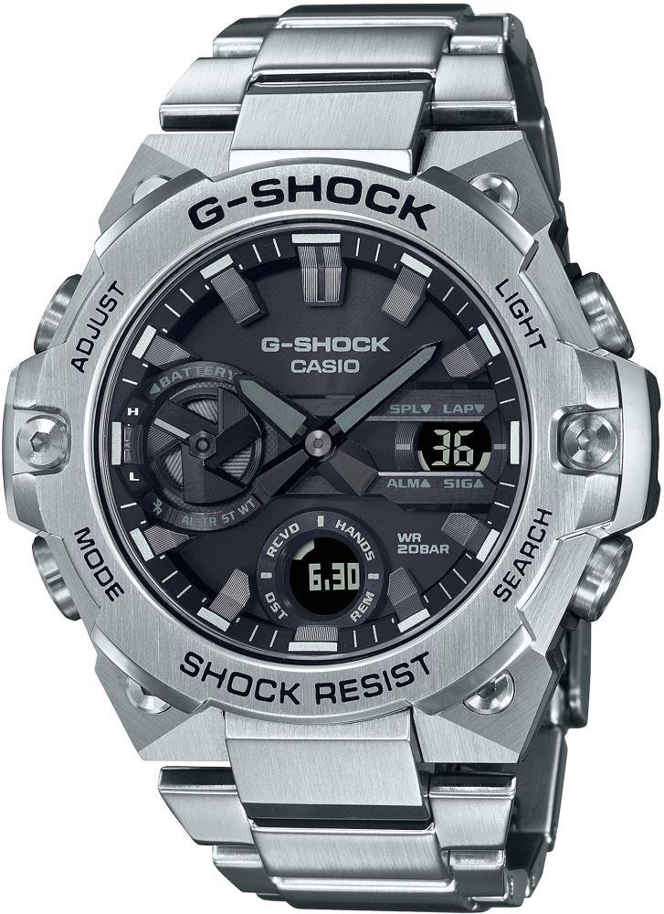 Casio GST-B400D-1A Takvimli 46-50 mm Çelik Kordon Analog Kol Saati