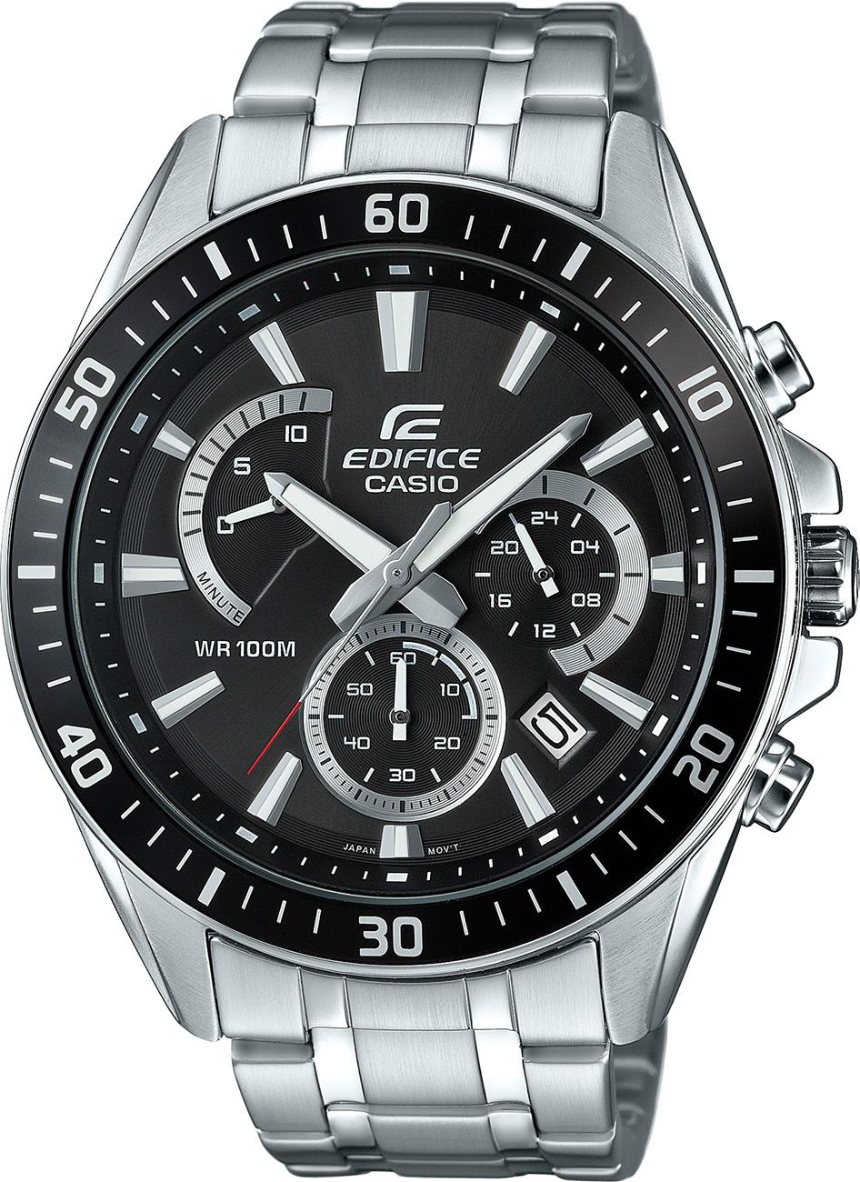 Casio EFR-552D-1A Takvimli 47 mm Çelik Kordon Analog Kol Saati