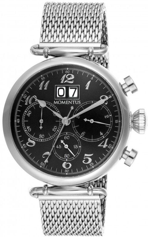 Momentus TM250S-04SS Takvimli 44 mm Çelik Kordon Analog Erkek Kol Saati
