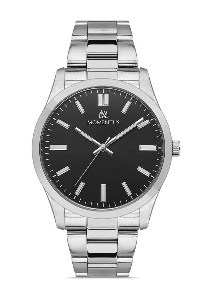 Momentus CM136S-04SS Takvimli 44 mm Çelik Kordon Analog Erkek Kol Saati