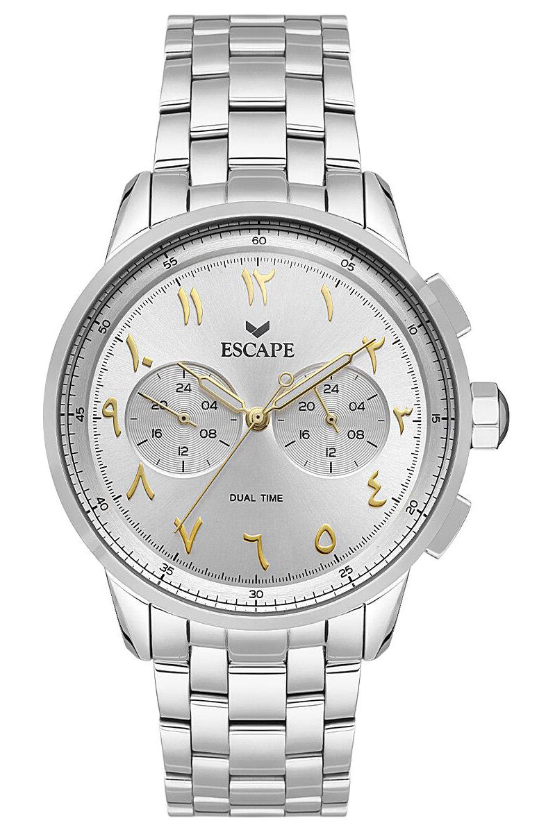 Escape ESCP103304 Takvimli 44 mm Çelik Kordon Analog Erkek Kol Saati
