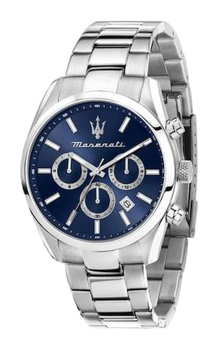 Maserati R8853151005 Takvimli 43 mm Çelik Kordon Analog Erkek Kol Saati