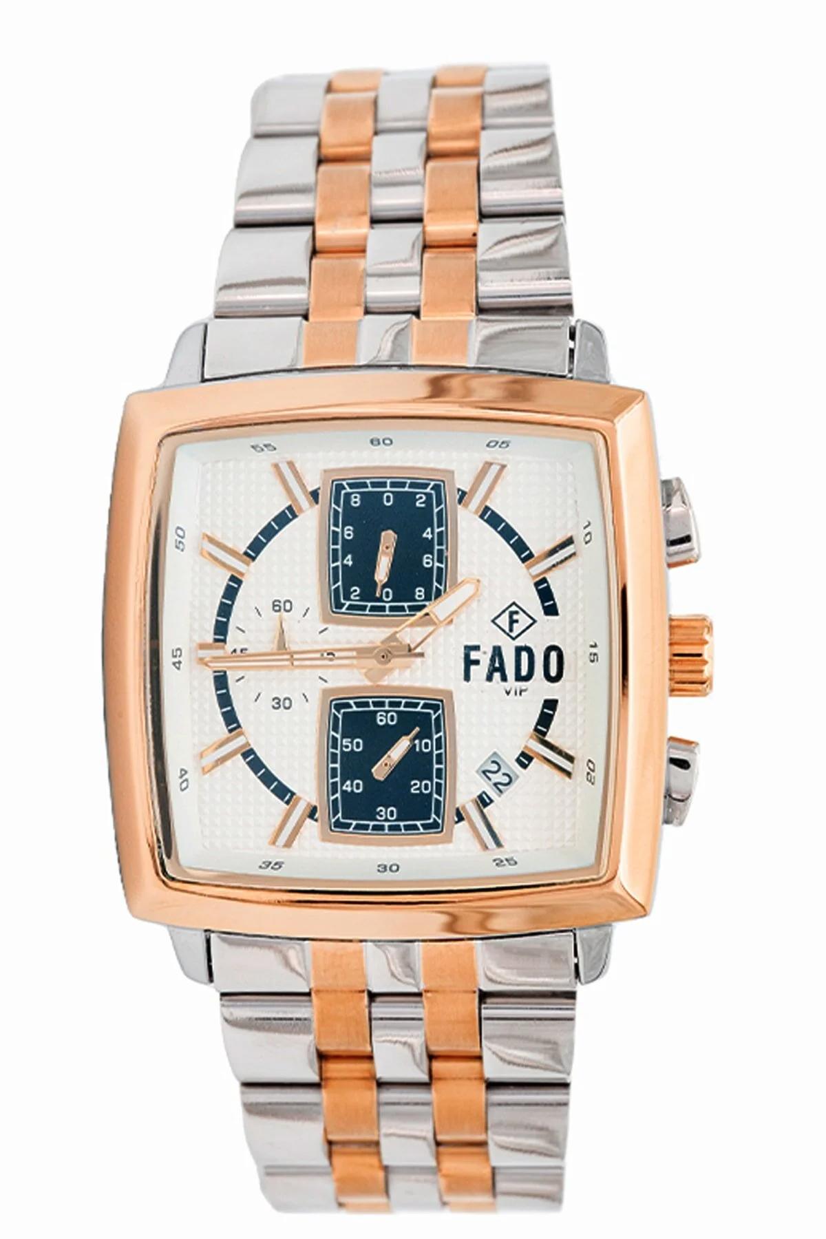 Q&Q RH 0042 Takvimli Gri-Rose Gold Çelik Kordon Analog Kol Saati