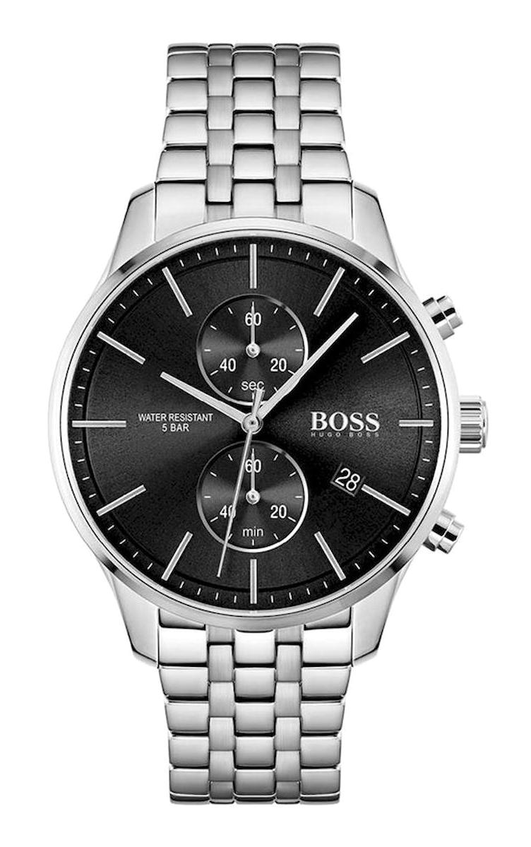 Hugo Boss HB1513869 Pusulalı Takvimli Çelik Kordon Analog Erkek Kol Saati